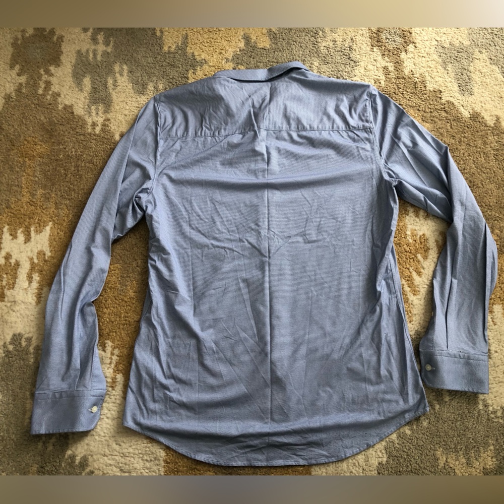 RHONE Commuter Tech Stretch Button Down Shirt Blu… - image 3